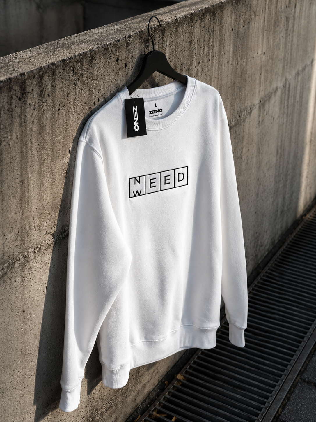 Felpa premium con ricamo "N/Weed"