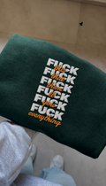 Felpa Premium con ricamo "Fuck"