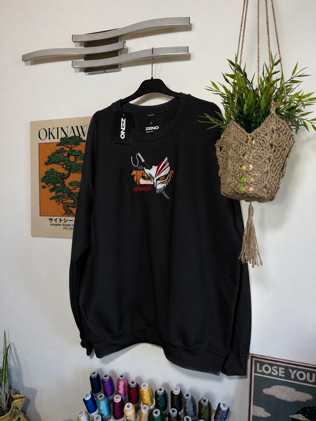 Felpa Premium con ricamo  "Ichigo"