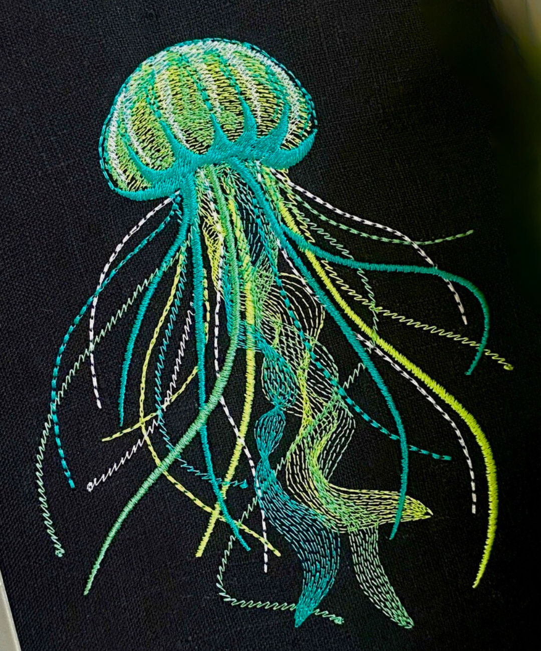 Felpa premium con ricamo "medusa"
