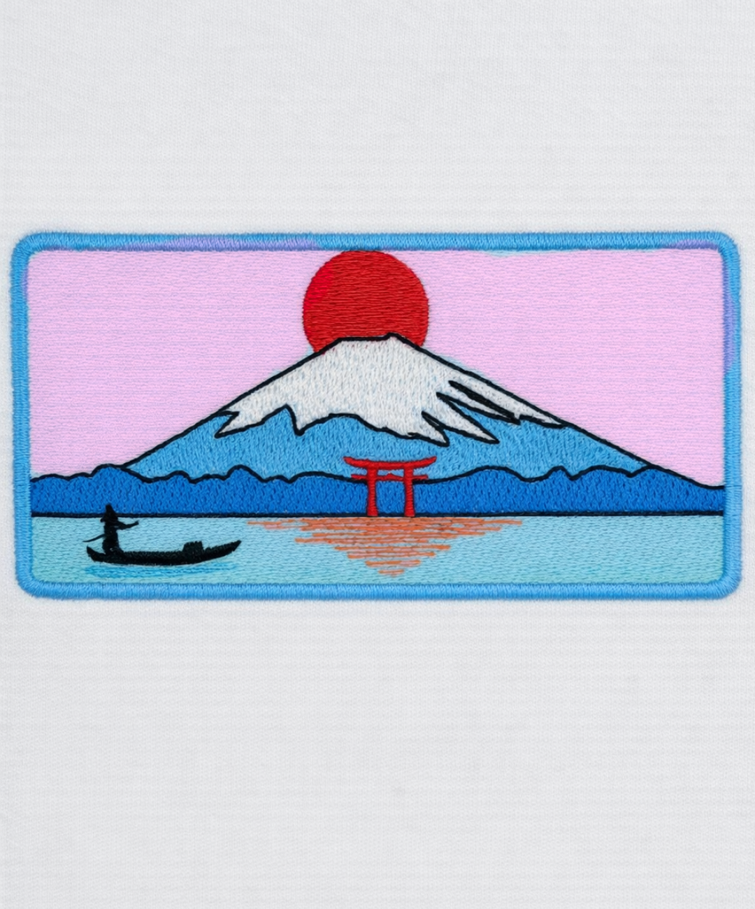 Felpa premium con ricamo "Monte Fuji"