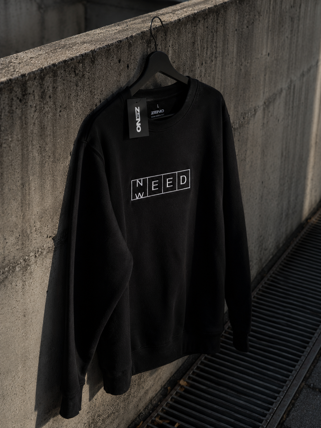 Felpa premium con ricamo "N/Weed"