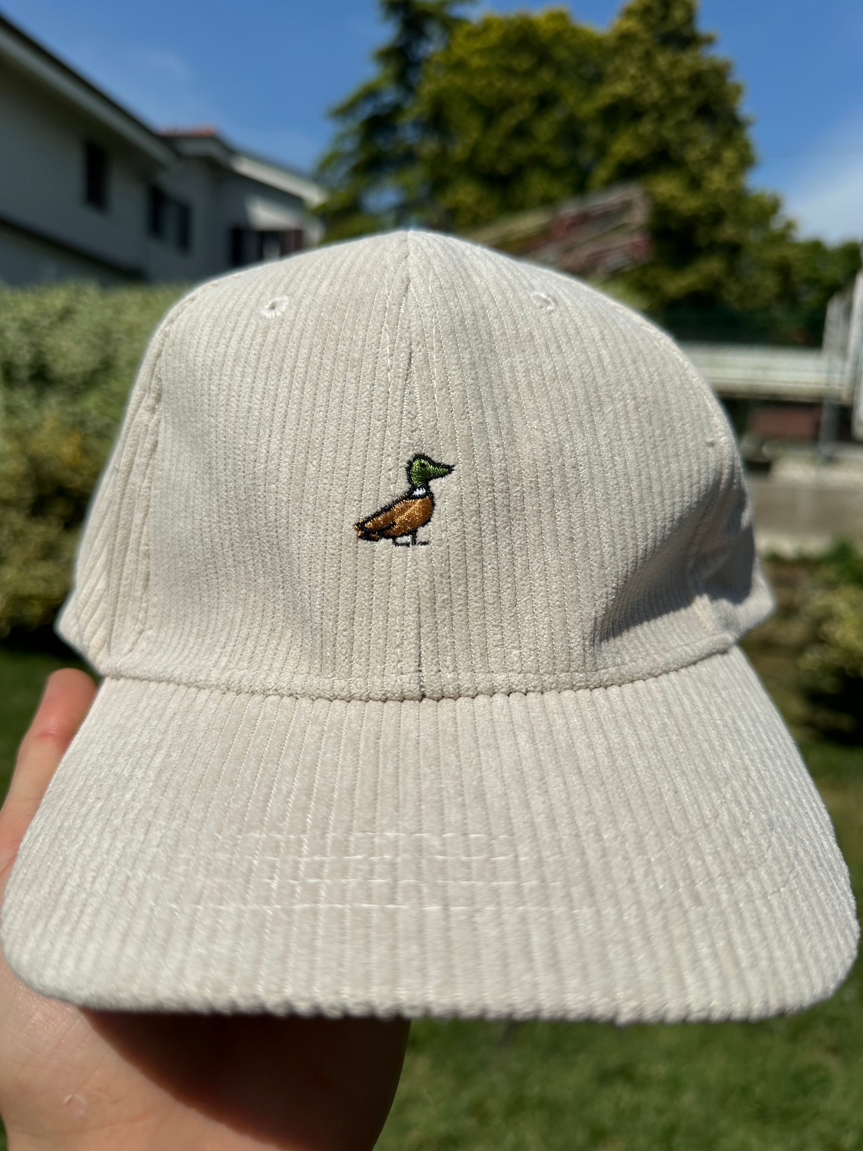 Cappello Minimal - a Coste con ricamo "Papera"