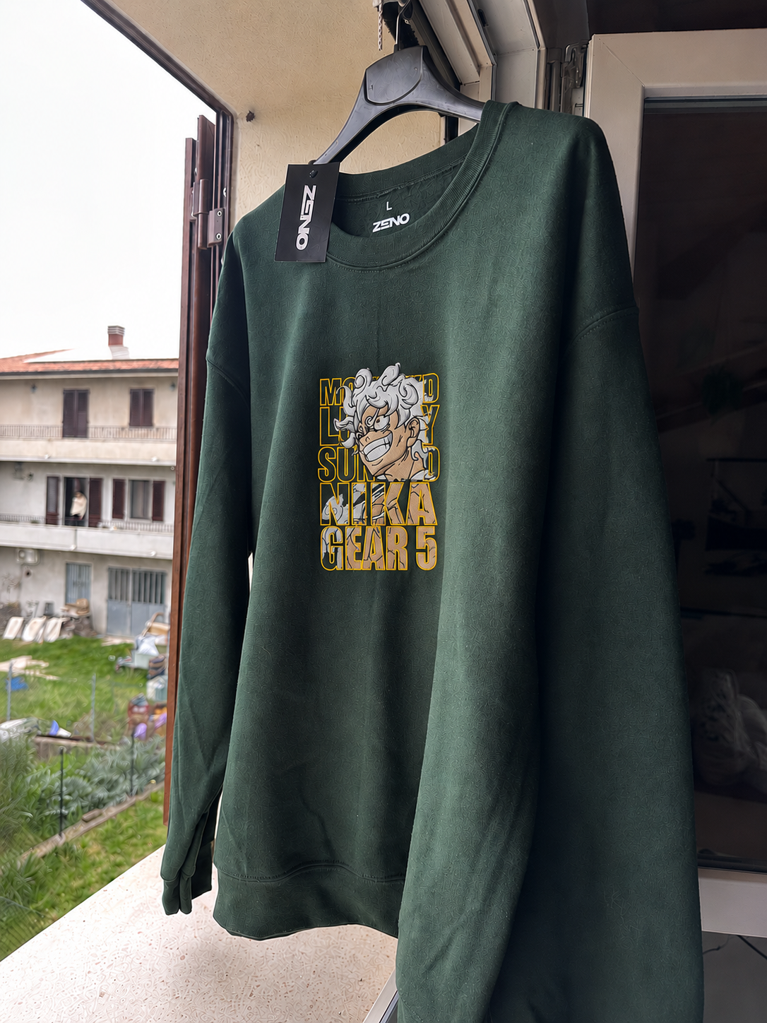 Felpa Premium con ricamo "Luffy Gear"