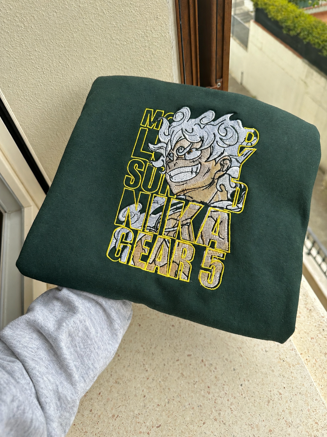 Felpa Premium con ricamo "Luffy Gear"