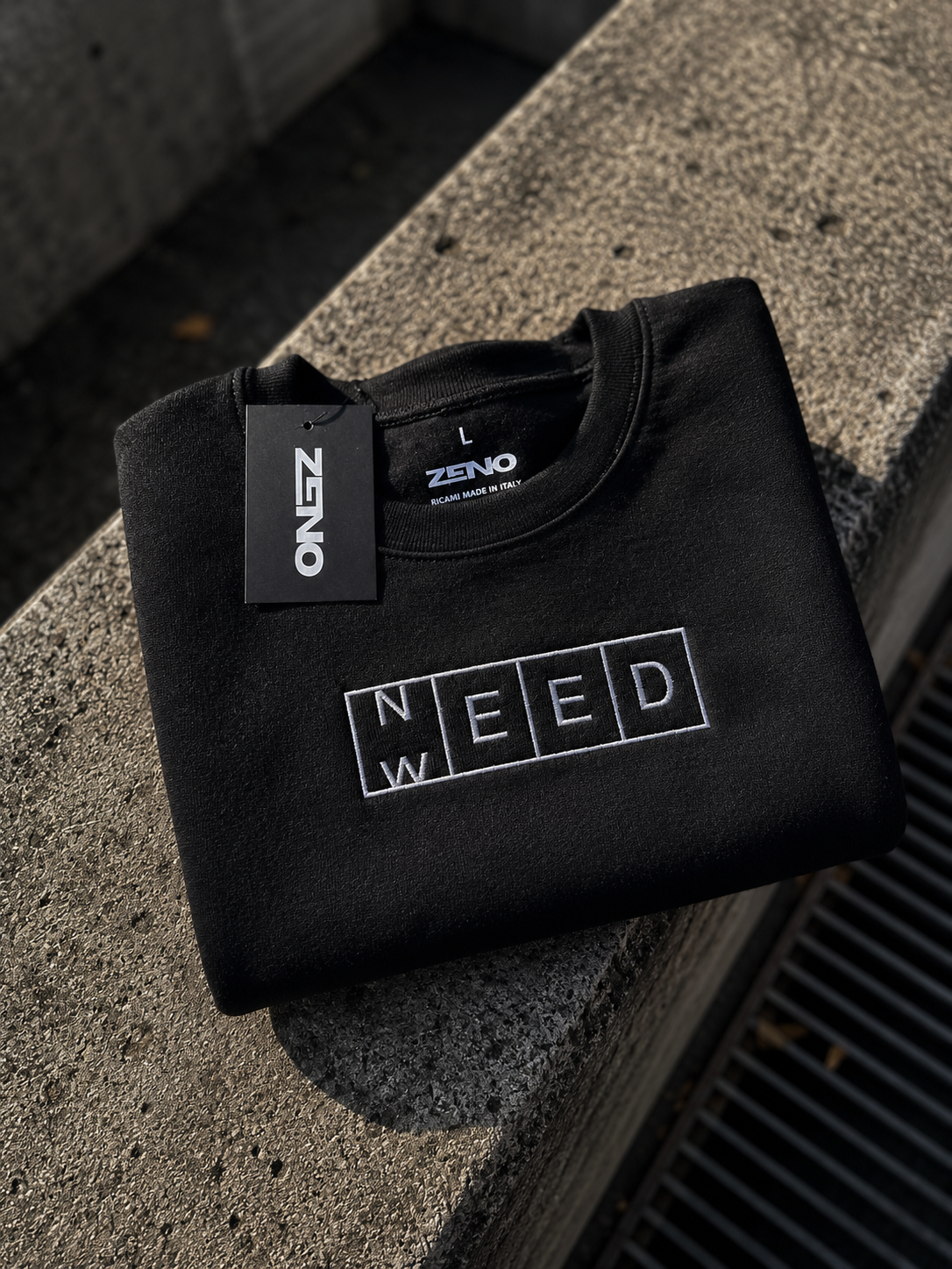 Felpa premium con ricamo "N/Weed"