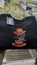 Felpa premium con ricamo "Cappelli One Piece"